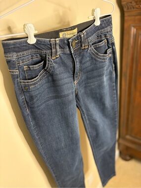 Democracy Mid/Dark Blue Skinny Jeans #1100